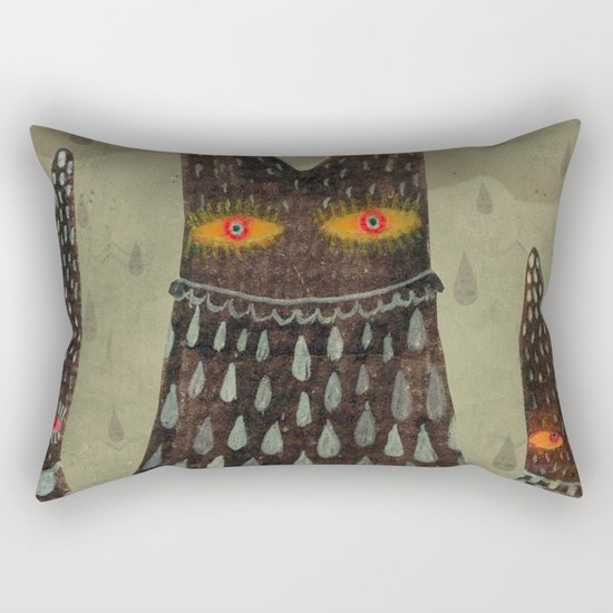 The Night Lurkers Rectangular Pillow