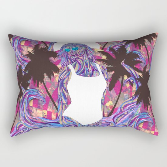 Cali for the Summer Rectangular Pillow