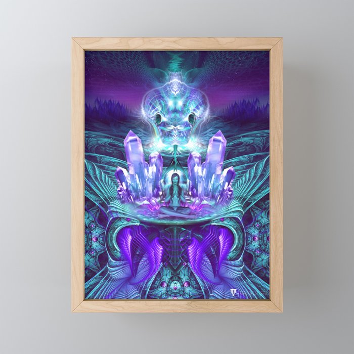 Expanding horizons - Visionary - Fractal - Manafold Art Framed Mini Art Print