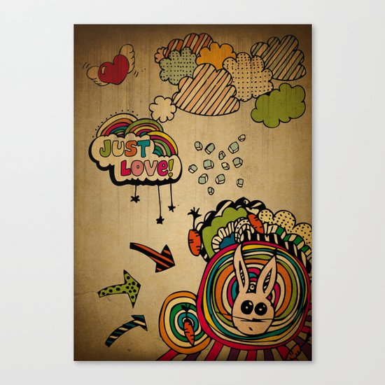Just Love! Canvas Print