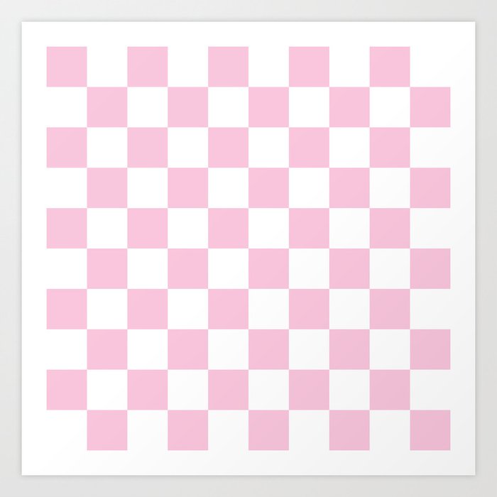 Pink checkerboard outlet