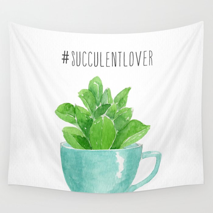 succulent lover Wall Tapestry