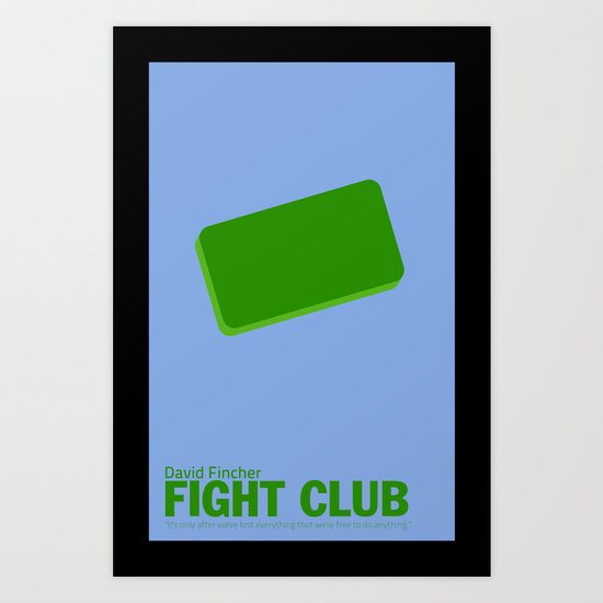 Fight Club | Minimalist Movie Posters Art Print