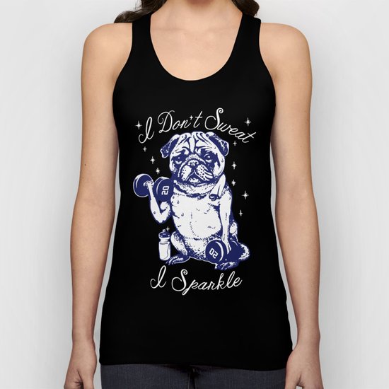 I Don't Sweat I Sparkle Unisex Tank Top