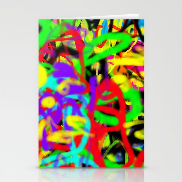 Street 29. Abstract Painting.  Stationery Cards