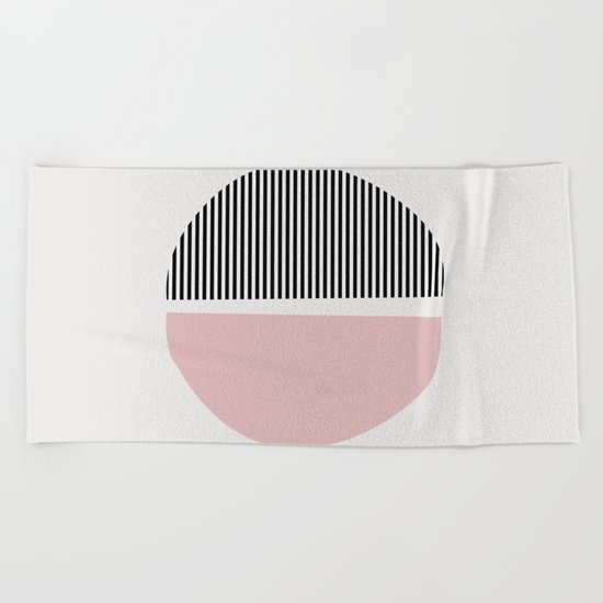 Minimalist Abstract Beach Towel