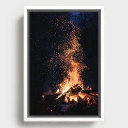 Fire Framed Canvas