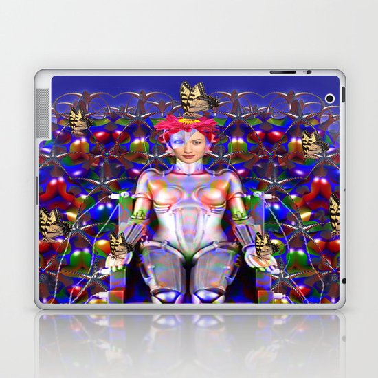Robot Butterfly Laptop & iPad Skin