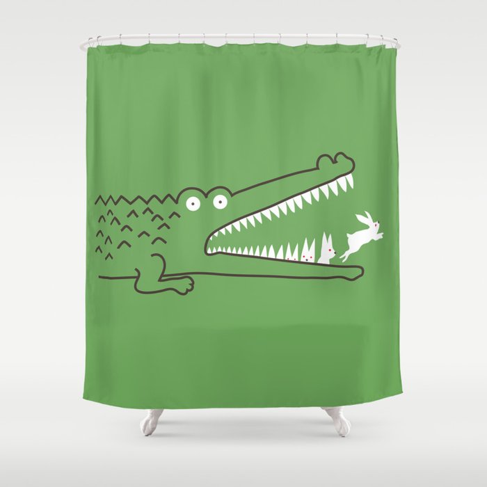 Mr. Croc's Nightmare Shower Curtain