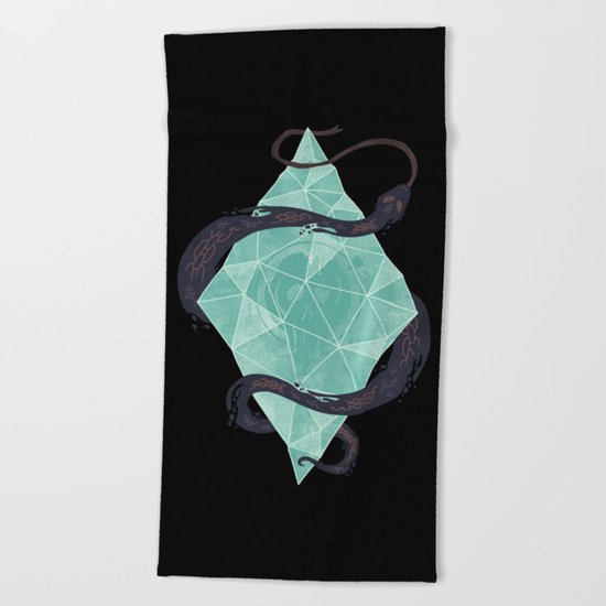 Mystic Crystal Beach Towel