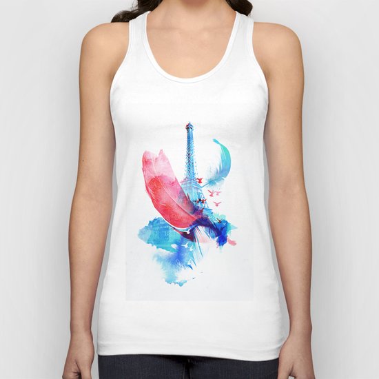Pigeons of Paris Unisex Tank Top