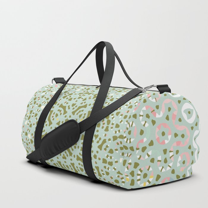 Abstract Flower Pattern Artwork 07 Color 6 Duffle Bag