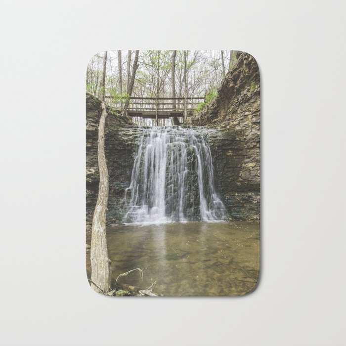 Indiana waterfall Bath Mat