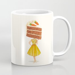 Cake Head Pin-Up: Carrot Cake Mug