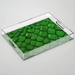 Dragon Skin (Green) Acrylic Tray