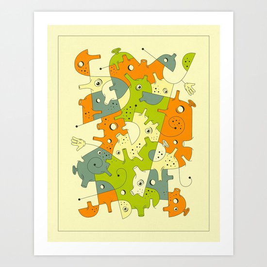 INNER-FORMATIONS (5) Art Print