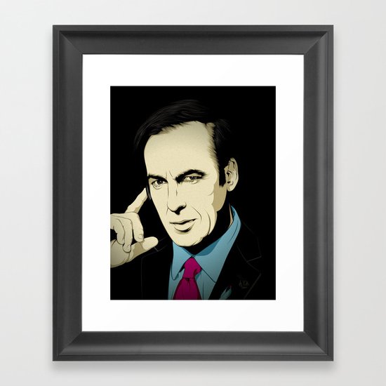 BETTER CALL ME! Framed Art Print