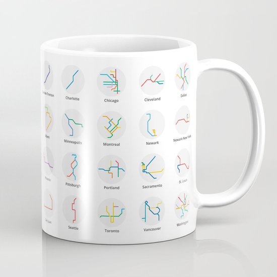 Mini Metros - U.S. and Canada (Color) Mug