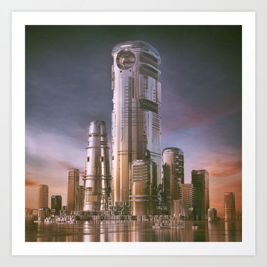 SILVERCITY.C (everyday 02.29.16) Art Print