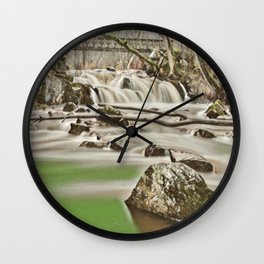Waterfall River 2 Wall Clock