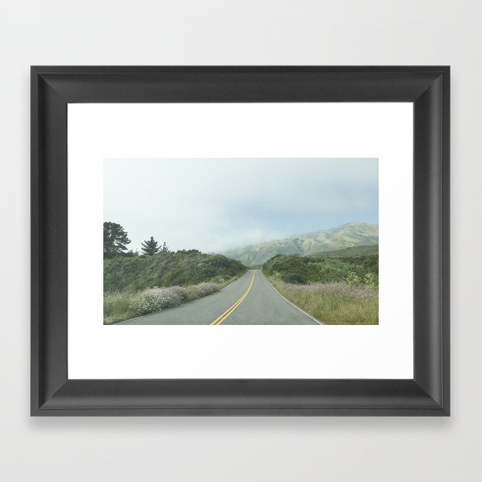Pacific Coast Highway Framed Art Print