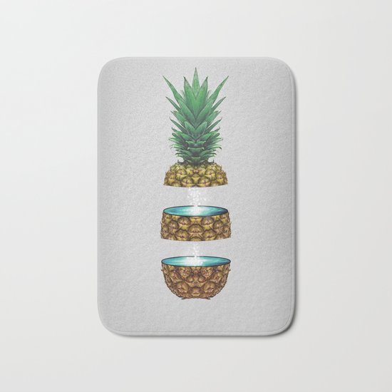 Pineapple Space Bath Mat