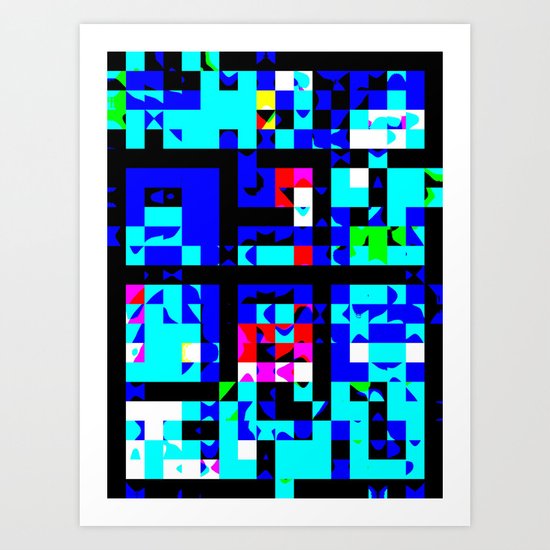 pixel 5 Art Print