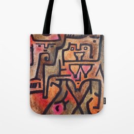 Paul Klee - Forest Witches - 1938 Artwork Reproduction for Tshirts Posters Prints Men Women and Kids Tote Bag