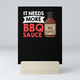 BBQ Sauce Barbeque Recipes Korean Barbecue Keto Mini Art Print