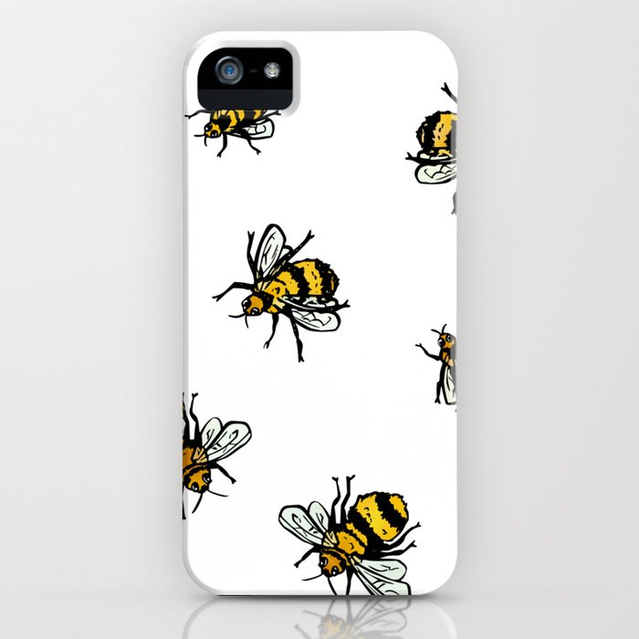 just some beez a - white iphone case