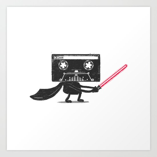Media Wars: The Cassette Strikes Back Art Print