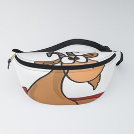 Funny Whatever Floats your Goat Artwork Fanny Pack