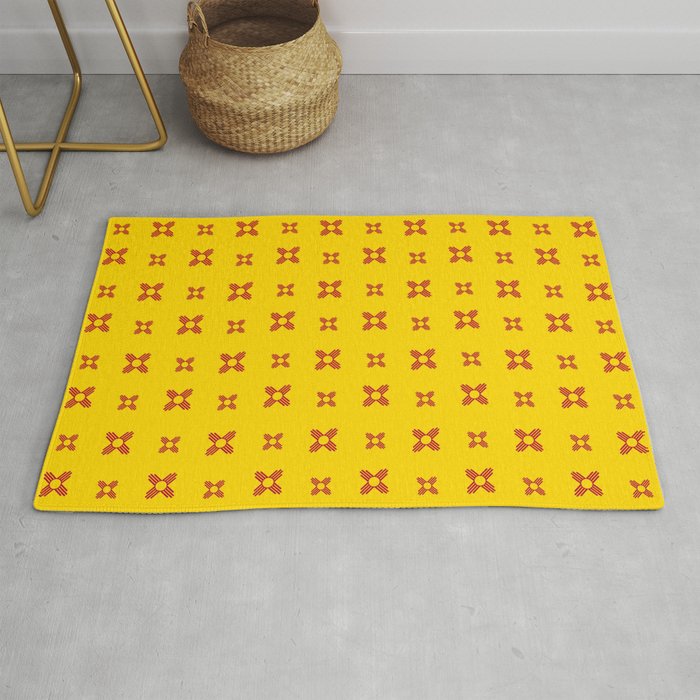 flag of new mexico 9 Rug