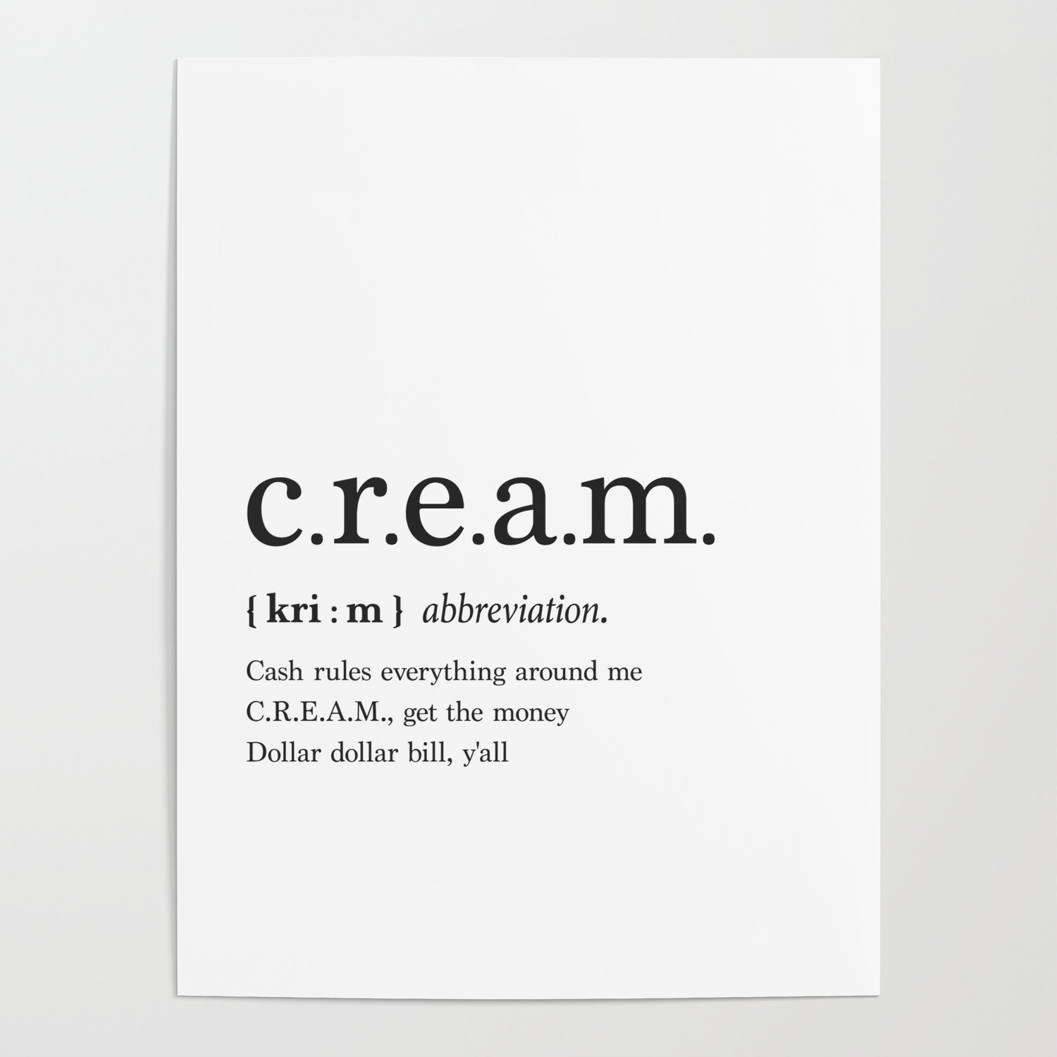 Rap Lyrics Print Poster By Delirious Digital Society6