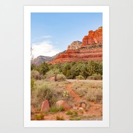 Sedona Trailhead Art Print