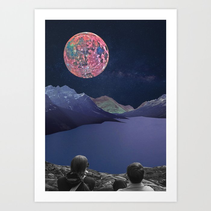 Moongazing Art Print