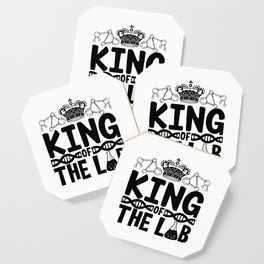 King Of The Lab Tech Science Laboratory Technician Coaster