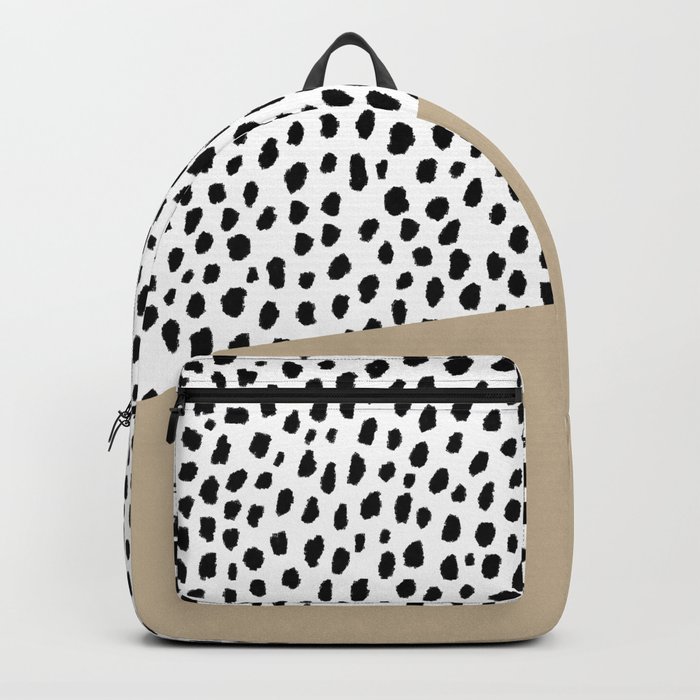 Dalmatian Spots with Tan Stripe Backpack