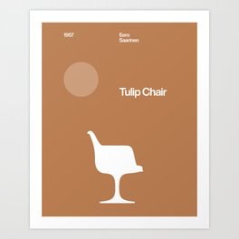 Tulip Chair - Eero Saarinen Art Print