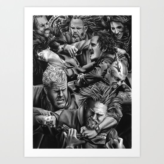 sons of anarchy Art Print