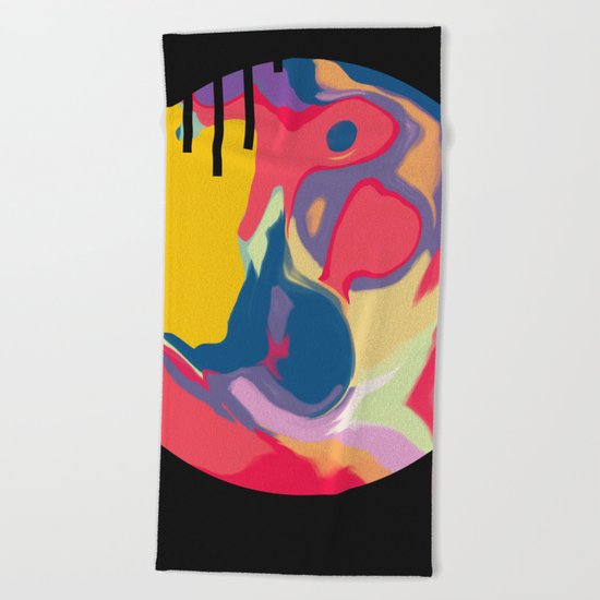 Weird Dreams | Abstract Art Beach Towel
