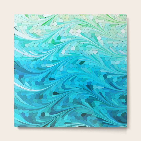 Azure Metal Print