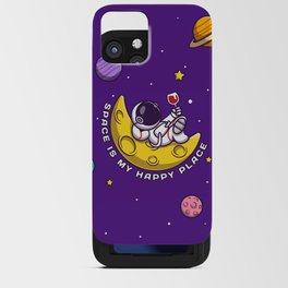 Space Is My Happy Place iPhone Card Case