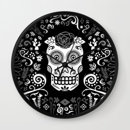 Calaca // Black & White Wall Clock