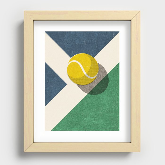 BALLS / Tennis (Hard Court) Recessed Framed Print