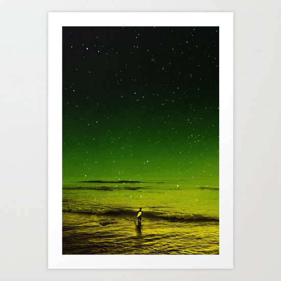 Lost Surfer Star Series Art Print
