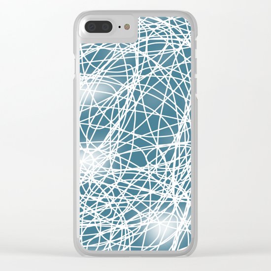 Abstract 360 Clear iPhone Case