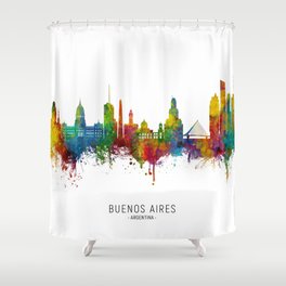 Buenos Aires Argentina Skyline Shower Curtain
