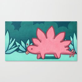 Stegosaurus Blep Canvas Print
