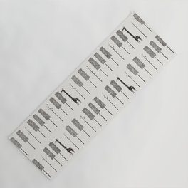 Piano Forest Yoga Mat